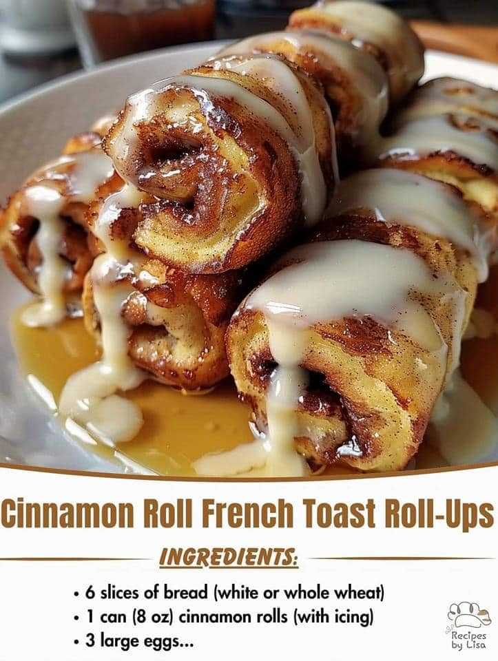 Cinnamon Roll French Toast Roll-Ups – A Sweet Breakfast Treat!