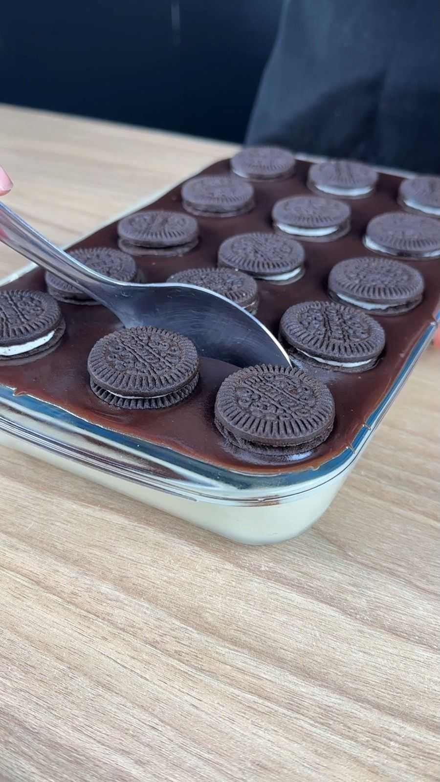 Indulgent Chocolate and Cream Layered Dessert