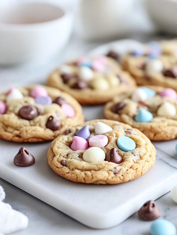 Easter Chocolate Chip Cookies