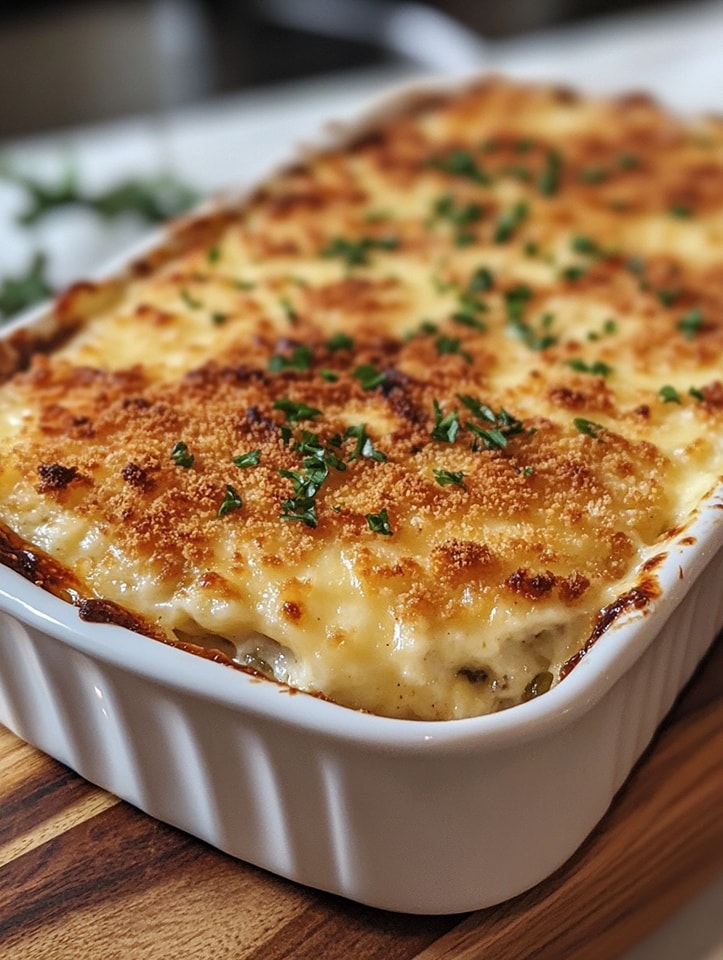 Swiss Cheese Minced Meat Casserole