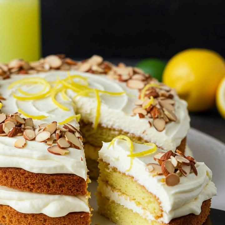 Limoncello Mascarpone Cake – A Citrus Delight!