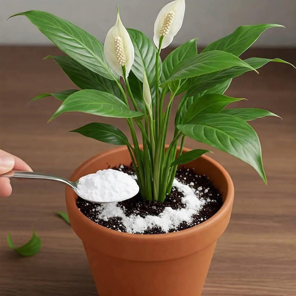Peace lily, forget about water: water it with this and it will serve you forever