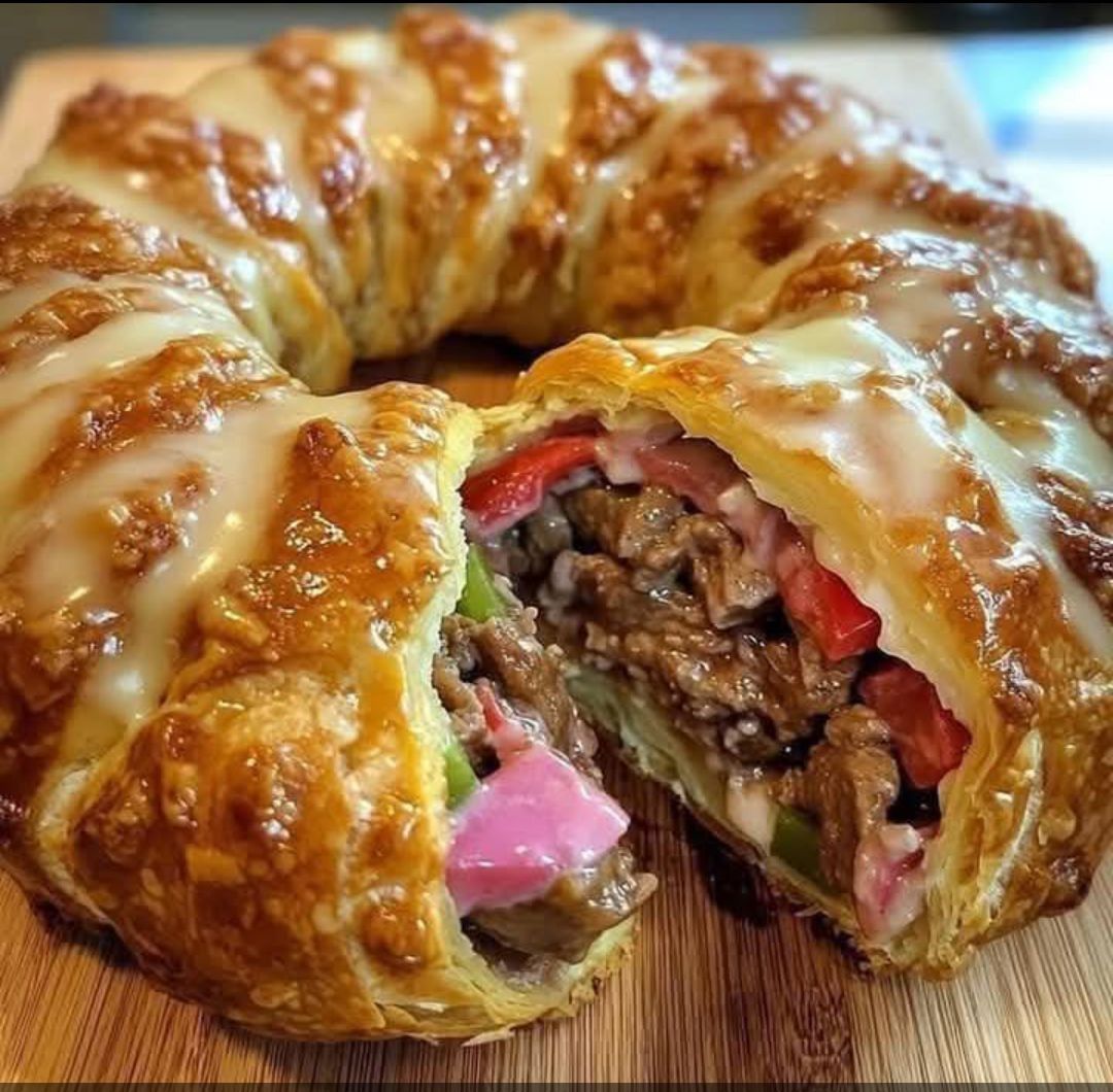 Croissant Philly Cheese Steak