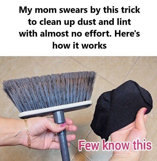 I Put a Sock on the Broom and the Result Surprised Me