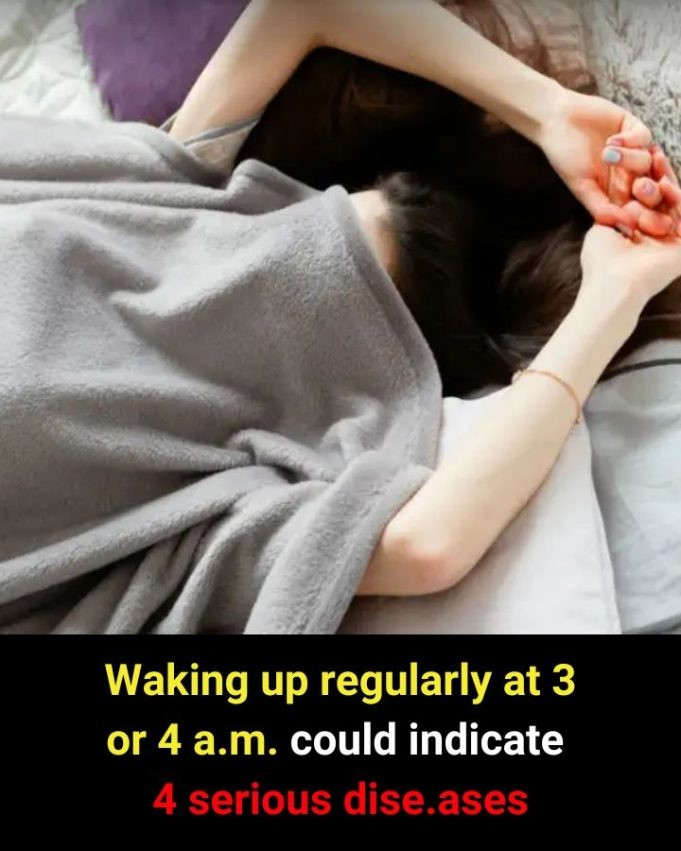 Waking up regularly at 3 or 4 a.m.? It could be a sign of 4 dise.ases