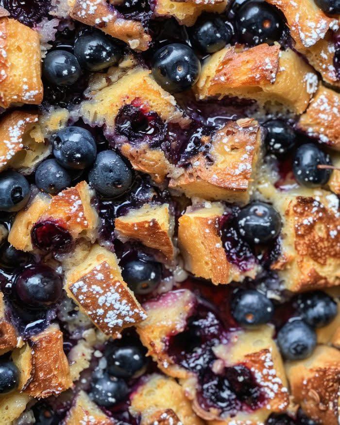 Overnight Blueberry French Toast