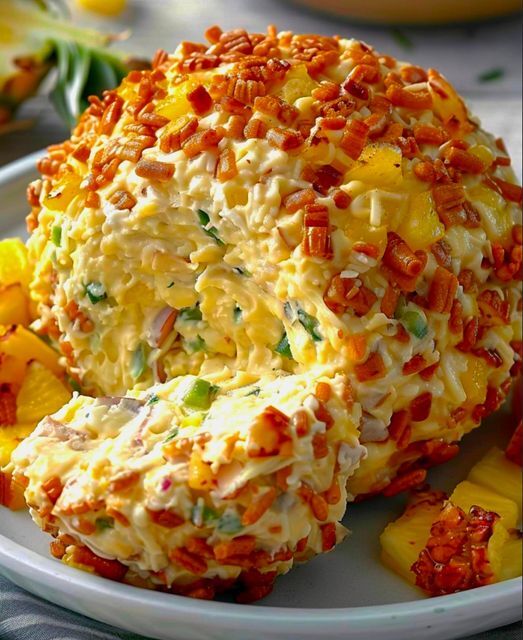 Pineapple Pecan Cheese Ball