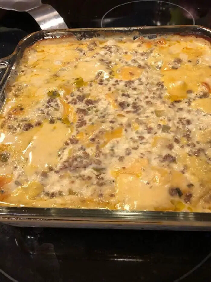 Cheesy Hissy Fit Dip (with Ground Beef)