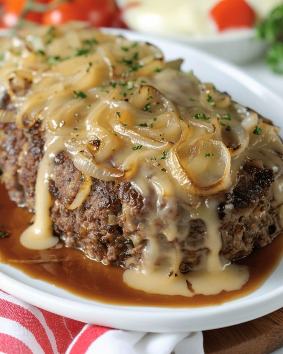 French Onion Meatloaf