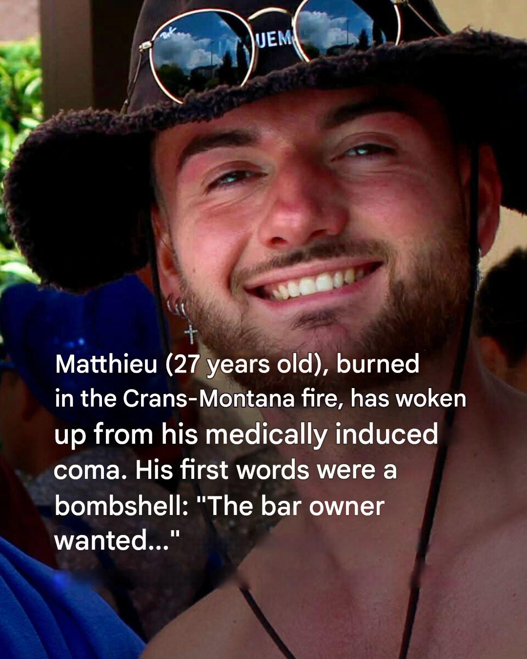 Coming out of a coma after the fire, Matthieu breaks the silence… 😱🔥 👇See more