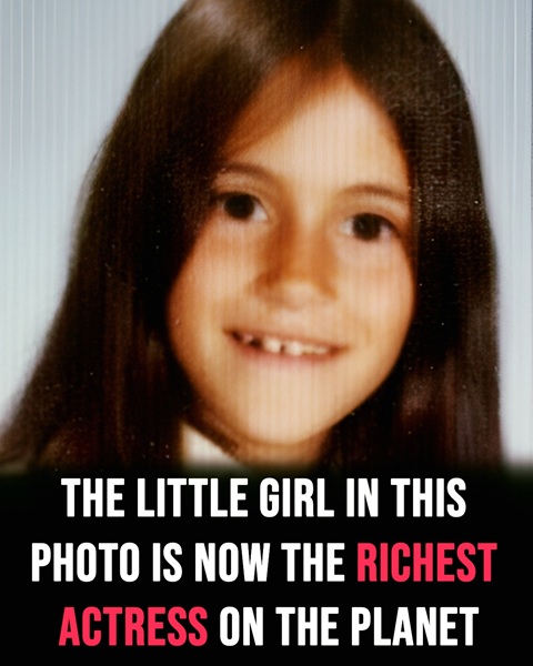 From this photo to fame: she became the richest actress globally