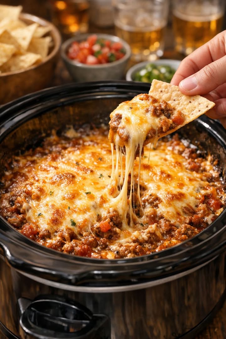 My neighbor watched the Super Bowl at our house just for this dip. Can’t say I blame her.