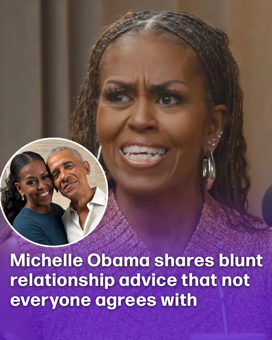 Michelle Obama shares blunt relationship advice that not everyone agrees with