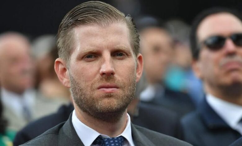 30 Minutes ago in New York City,Eric Trump was confirmed as! See it!