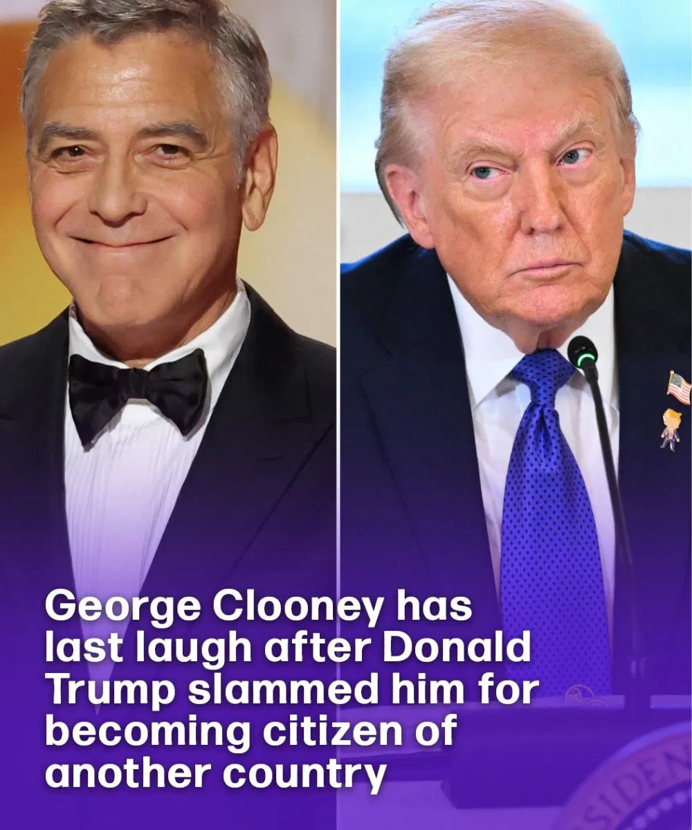 George Clooney has last laugh after Donald Trump slammed him for becoming citizen of another country