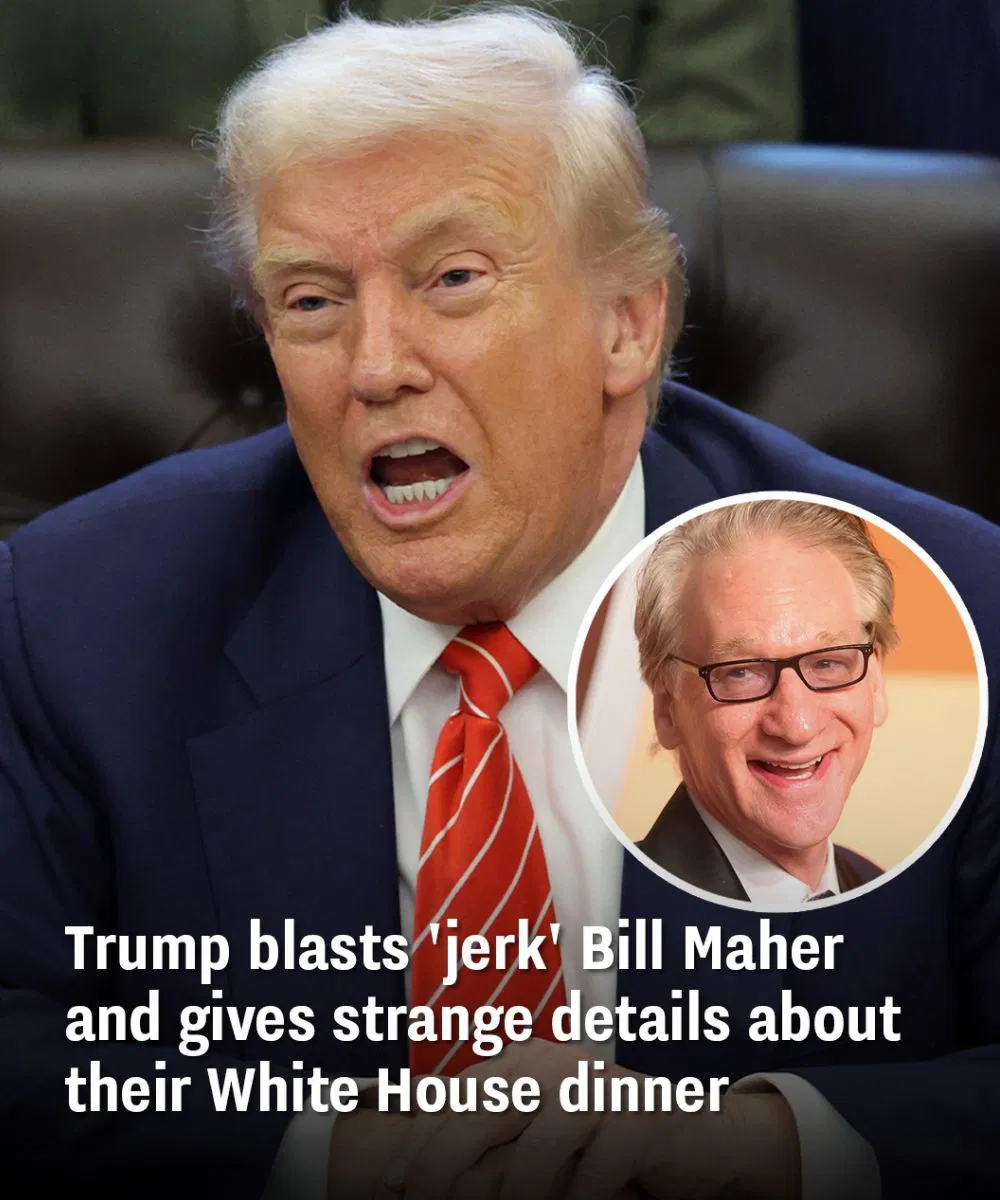 Trump blasts ‘jerk’ Bill Maher and gives strange details about their White House dinner