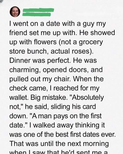 My Date Paid for Dinner, But What Happened Next Left Me Shocked! – Story Of The Day!