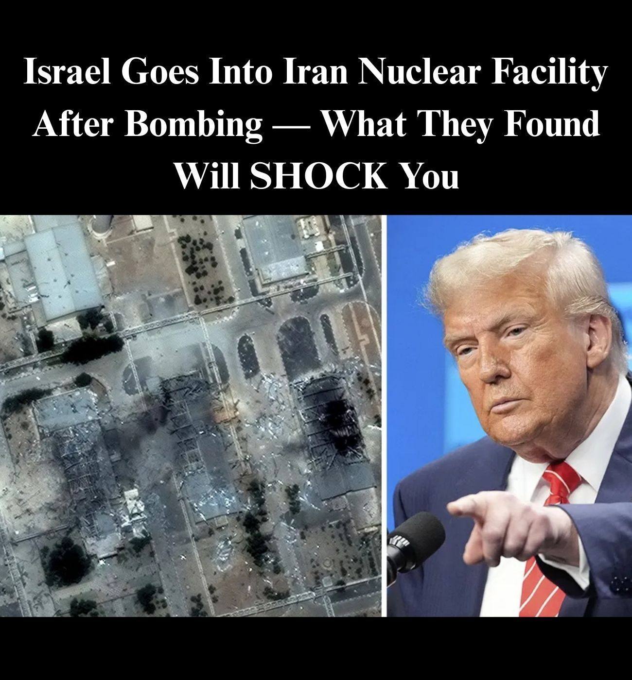 Rising tensions in the Middle East 🌍⚠️ Reports claim that Israel entered an Iranian nuclear facility after a bombing operation. The discovery inside the site has sparked global debate and raised serious questions about nuclear security, international relations, and the future of regional stability. The world is watching closely as the situation unfolds.