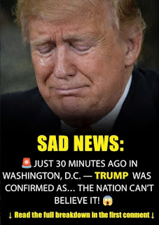 SAD NEWS: 30 Minutes ago in Washington, D.C., Donald Trump was confirmed as…See More