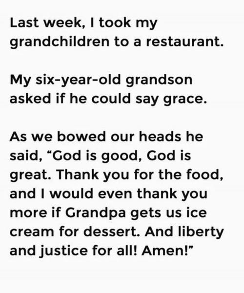 This message is dedicated to every grandfather out there.