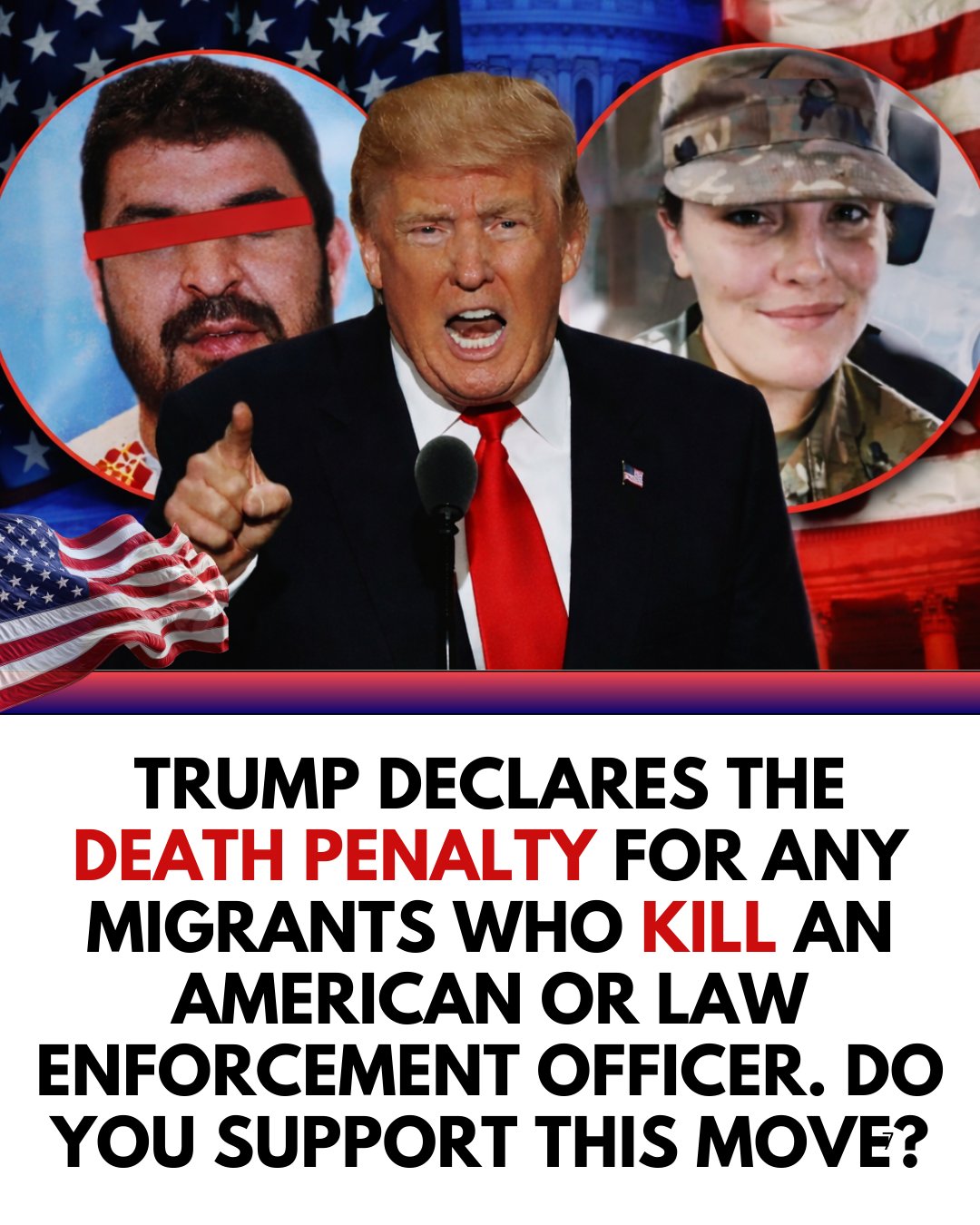 You come here illegally. You kill an American. You pay the ultimate price.  No exceptions. No sanctuary cities to hide in. No liberal judges to save you.  President Trump is sending a message to every criminal who thinks they can cross our border and harm our people.