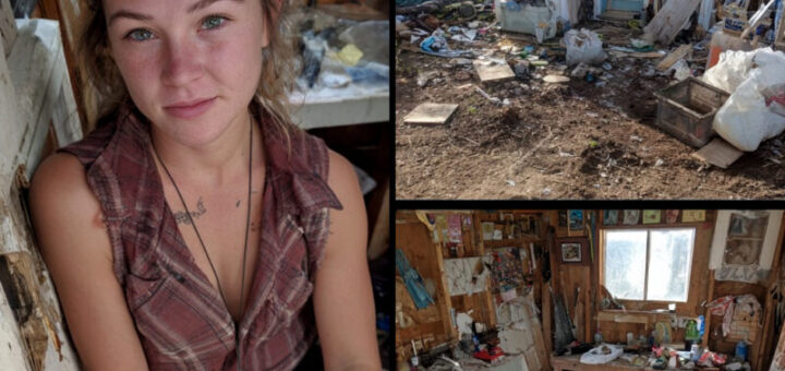 Recently divorced woman moves into 10’x11′ shed and coverts it into lovely tiny home