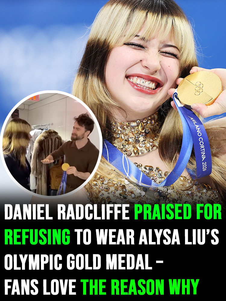 Daniel Radcliffe Praised After Refusing to Wear Alysia Liu’s Olympic Gold Medal