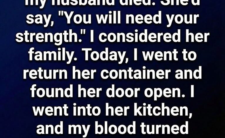 My Neighbor Kept Bringing Me Soup Every Single Friday and Then One Day I Walked Into Her House and Found Out Why