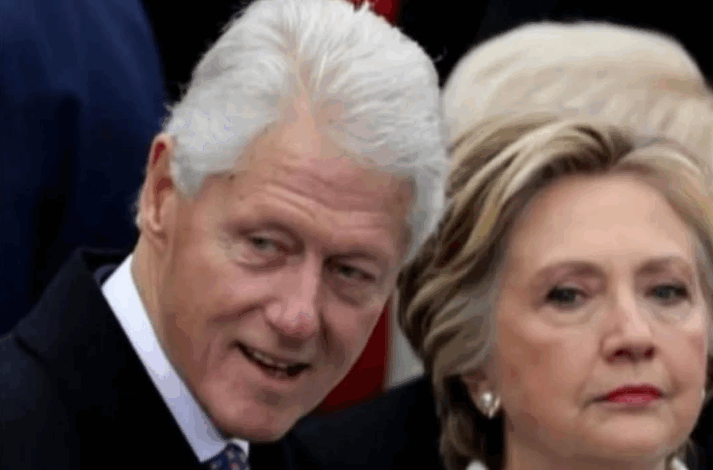 Bill Clinton with tears in their eyes make the sad announcement!