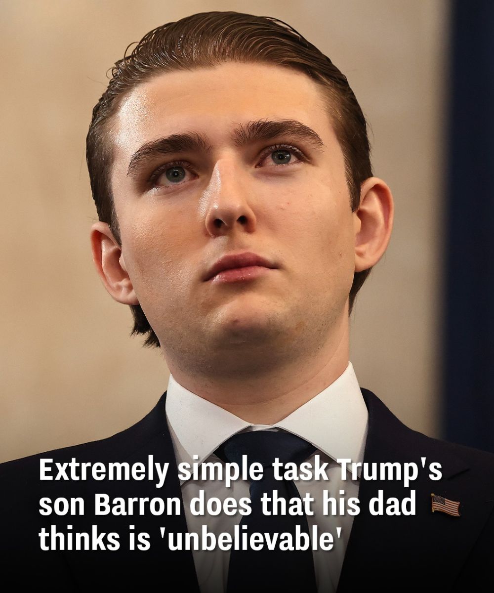Extremely simple task Trump’s son Barron does that his dad thinks is ‘unbelievable’